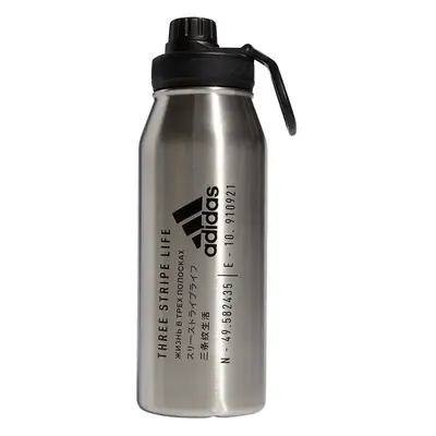 adidas Unisex Liter (32 oz) Metal Water Bottle Stainless Steel/Blac