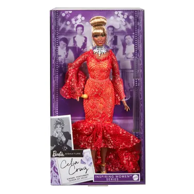 Barbie Inspiring Women Doll Celia Cruz Queen of Salsa Collectible in