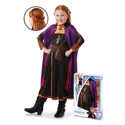 (3 to years (90 to cm)) Anna Frozen costume and braid box for girls