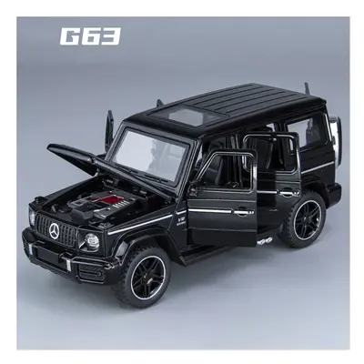 (Black) 1:32 Benz G63 SUV Alloy Model Car Toy Diecasts Metal Casting Sound and Light Car Toys Fo