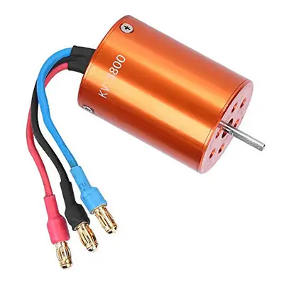 3800KV Metal RC Internal Rotation Brushless Motor, RC Accessory Fit for 1/12 1/14 RC Car Boat 2.