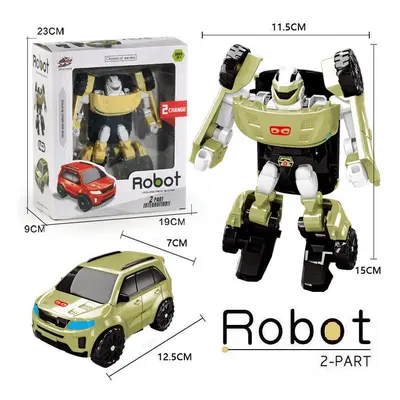 (With box, Z yellow) Action Figure Korea Cartoon Tobot Transformation Robot Toys Popular Anime