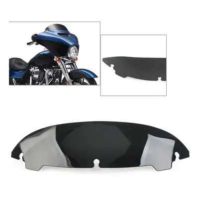 (black) Motorcycle 4.5" Wave Windshield Windscreen For Harley Davidson Touring