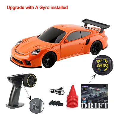 (4303 with gyro) Upgraded Gyro 1/43 RC Drifting Car Racing RTR 4WD High Speed Radio Control Mode