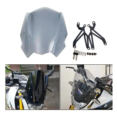 (Black) For BMW G310R 17 2019 Motorcycle Windshield Windscreen Shield