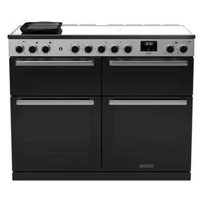 Rangemaster Elan Deluxe EDDLB110EIGBLK/CM1 110cm Electric Range Cooker with Induction Hob - Blac