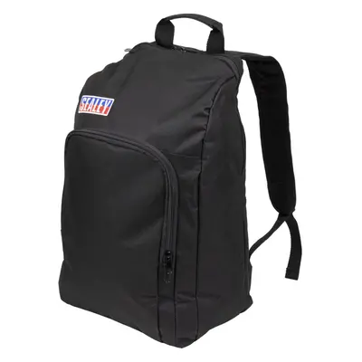 300 x 450mm Work Backpack - Black - Pocket Rucksack - Adjustable Padded Straps