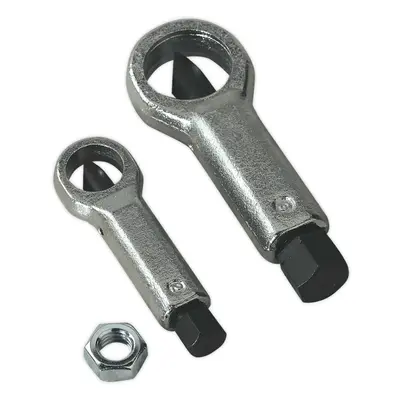 2 Piece Nut Splitter Set - Hardened & Tempered - Chromoly Steel Blades