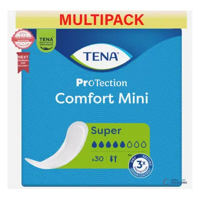 TENA Comfort Mini Super - Case - Packs of - Incontinence Pads