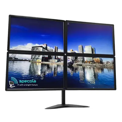 Multi Screen Quad Trading Monitor Bundle - x 23" Monitors - HDMI