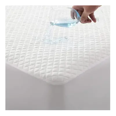 (Double) Waterproof Bamboo Mattress Protector, Breathable, Hypoallergenic