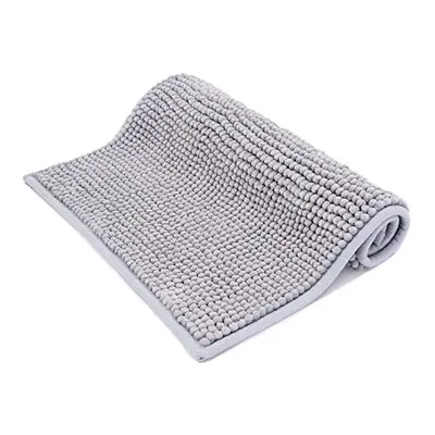 43 cm Bobble Chenille Quick Dry Bath Mat, Non-slip Bathroom Mats Machine-washable, Shower Water 