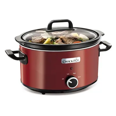 Crockpot 3.5 Litre Slow Cooker SCV400D in Red