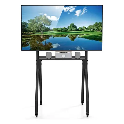 Mobile TV Stand Rolling TV Cart for 43â-100â Flat/Curved Screens