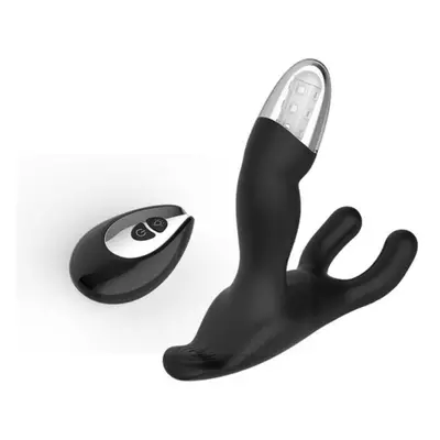 (black) Male Prostate Massager Anal Vibrators Testicle Massager Butt Plug Wireless Remote Contro