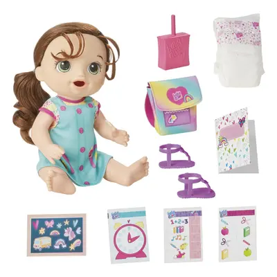 Baby Alive Time for School Baby Doll Set, Back to School Toys for Year Old Girls & Boys & Up, In