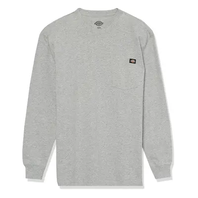 Dickies mens Long Sleeve Heavyweight Crew Neck novelty t shirts Heather Gray XX-Large US