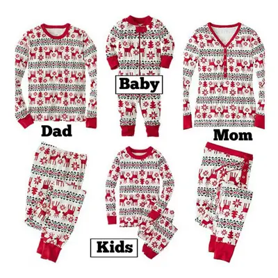 (Mom S) Family Matching Pajama Sets Matching Christmas Pjs Family Christmas Pyjamas Reindeer Pri