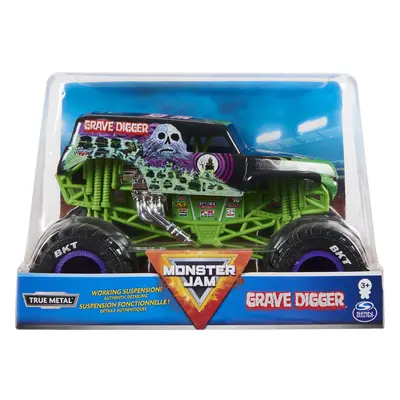 Monster Jam Official Grave Digger Monster Truck - Grave Digger Collector 1:24 Scale Die-Cast Veh