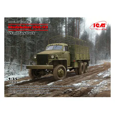 ICM Studebaker US6-U3 US Military Truck 1:35 Model Kit