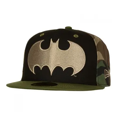 Batman 855153-7fitted Batman Camo Panel Era 59Fifty Fitted Hat, Size Fitted