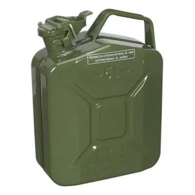 5 Litre Jerry Can - Leak-Proof Bayonet Closure - Fuel Resistant Lining - Green