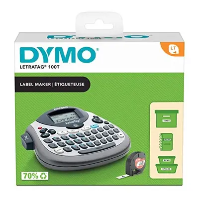 LetraTag LT100T Label Maker Portable Label Printer With QWERTY Keyboard Silver Ideal For The Off