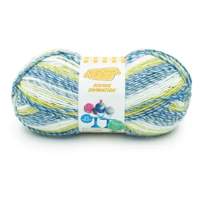 Lion Brand Yarn Ice Cream Roving Stripes Yarn Razzles Count Pack of