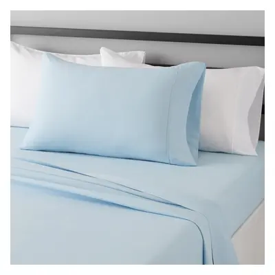 Amazon Basics Lightweight Super Soft Easy Care Microfiber 3-Piece Bed Sheet Set with 14-Inch Dee