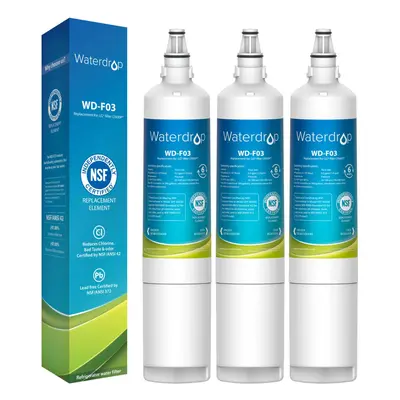 Waterdrop 5231JA2006A Replacement for LG LT600P Refrigerator Water Filter fml-2 KENMORECLEAR KEN