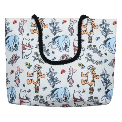 Disney Tote Winnie the Pooh Eeyore Piglet Tigger Beach Print Lightweig