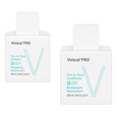 Viviscal Professional Thin to Thick Shampoo & Conditioner 8.45 fl oz e