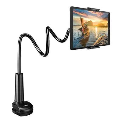 Gooseneck Tablet Holder Stand for Bed: Tryone Adjustable Flexible Arm Tablets Mount Clamp on Tab