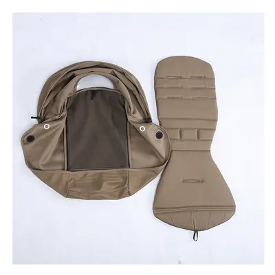 (2pcs toffee) Sunshade &Seat Cushion for Yoyo/Yoyo2/Yoya 2Pcs/Set Hood &Mattress with Stroge Bag