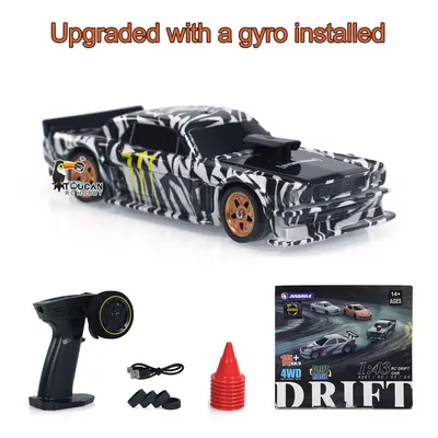 (Type A) Upgraded Gyro RC 1/43 Difting Car Racing RTR 4WD Four-wheel Drive High Speed Radio Cont