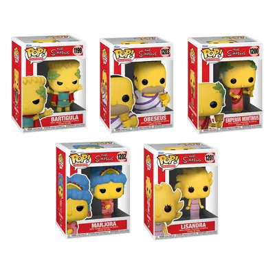 Funko POP The Simpsons collector Set - Bartigula Bart, Emperor Montimus, Lisandra Lisa, Marjora 