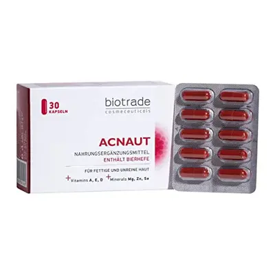 Acnaut Supplements, Pills Best For Blemished Oily Skin For Clear And Glowing Complexion with Bre