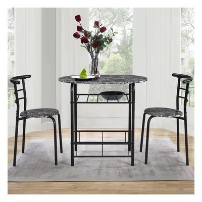 3-Piece DiningTable & Chair Set for Kitchen, Dining Room