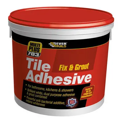 Everbuild Fix And Grout Tile Adhesive Litre