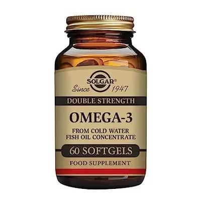 Omega-3 Double Strength Softgels - count (Pack of 1) - For a Healthy Heart, Brain and Vision - G