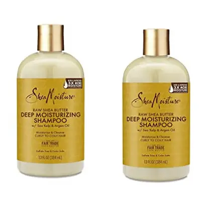 Shea Moisture Raw Shea Shampoo Ounce (384ml) (2 Pack)