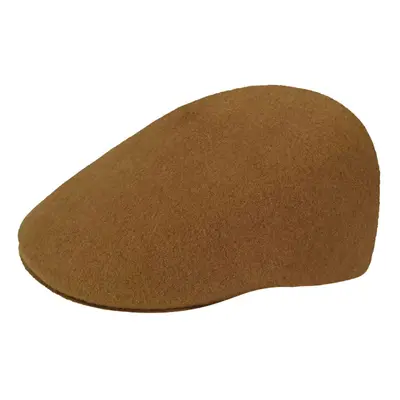 Kangol Seamless Wool Flat Cap for Men and Women Large Wood