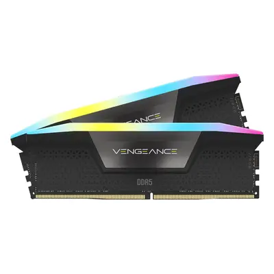 CORSAIR Vengeance RGB DDR5 RAM 16GB (2x8GB) 5200MHz CL40 Intel XMP iCUE Compatible Computer Memo