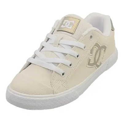 (7) DC Shoes Chelsea Womens Skate Trainers in Gold