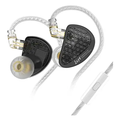 (AS16pro Black Mic) KZ AS16 Pro In Ear Wired Earphones 16BA Balanced Armature HIFI Bass Monitor