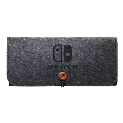 (Gray) Portable Soft Felt Storage Bag For Nintendo Switch Oled NS Game Console Travel Carrying P