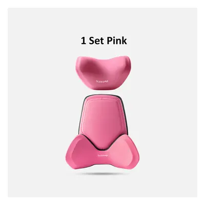 (1 Set Pink) Car Headrest Waist Support Car Seat Neck Pillow Universal Neck Pillow