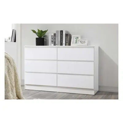 White Chest of Drawers Birlea Oslo Scandia Retro