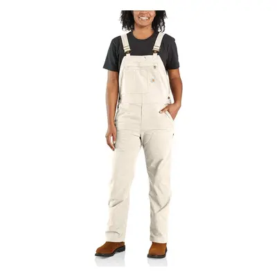 Carhartt womens Crawford Double Front Bib Overall Natural Small US