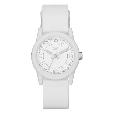 Skechers Women's Rosencrans Mini Quartz Three-Hand Watch Color: White